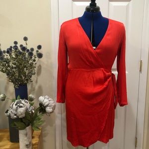 Bardot wrap dress